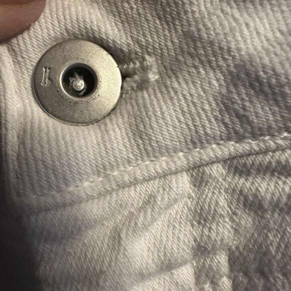 Anthropologie Pilcro and the Letterpress White High Rise Slim Jeans Sz 30 C14 - Picture 7 of 13